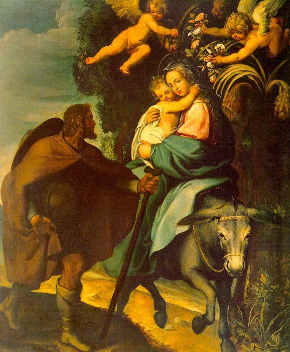 The Flight into Egypt, Carducci, Bartolommeo